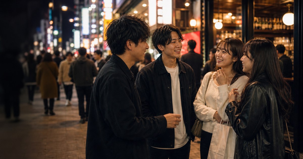 渋谷の声かけからHUBまでの流れ。