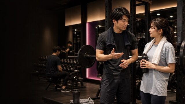 【ジムの出会い】筋トレで顔見知りになった27歳トレ仲間と→お持ち帰りのアイキャッチ画像