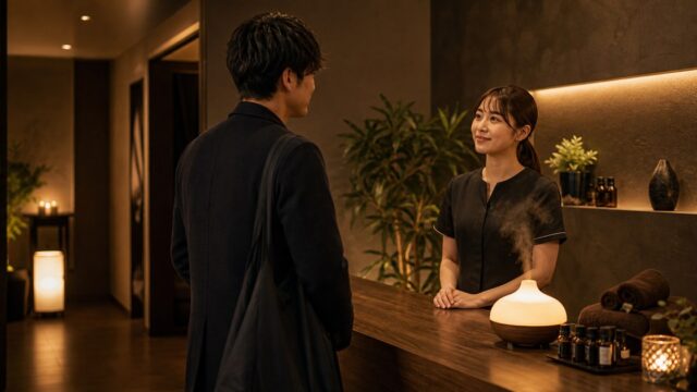 【メンズエステ体験】アロマ系高級店で指名した"新人セラピスト"が当たりだった話のアイキャッチ画像