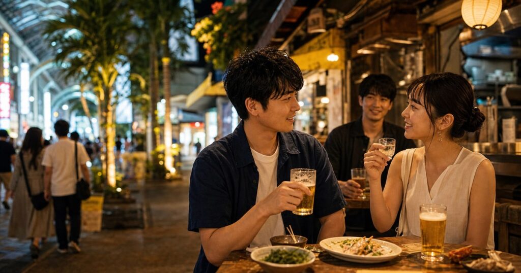 那覇・国際通りでリゾートナンパ→沖縄の子と過ごした夜