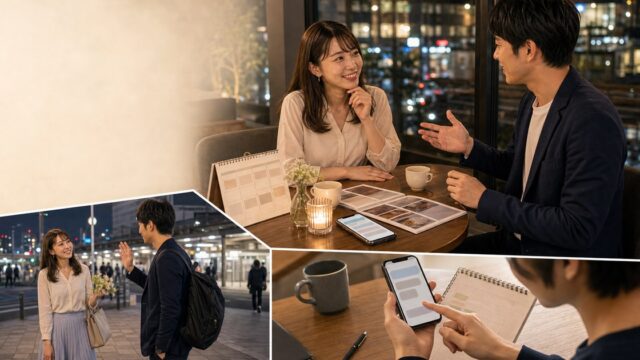 【保存版】初回デートから2回目に自然につなげる誘い方｜"また会いたい"を約束に変えるのアイキャッチ画像