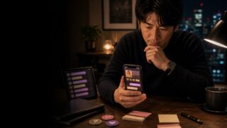 【保存版】マッチングアプリの刺さる一通目｜返信が来る例文と作り方のアイキャッチ画像