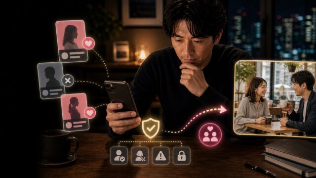 【ハッピーメール体験談】出会い系で27歳OLと普通に出会えた話｜恋活アプリとの違いのアイキャッチ画像