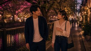 【中目黒ストナン】目黒川沿いで27歳PR会社のリサを声かけ→代官山ワインバーでお持ち帰りのアイキャッチ画像
