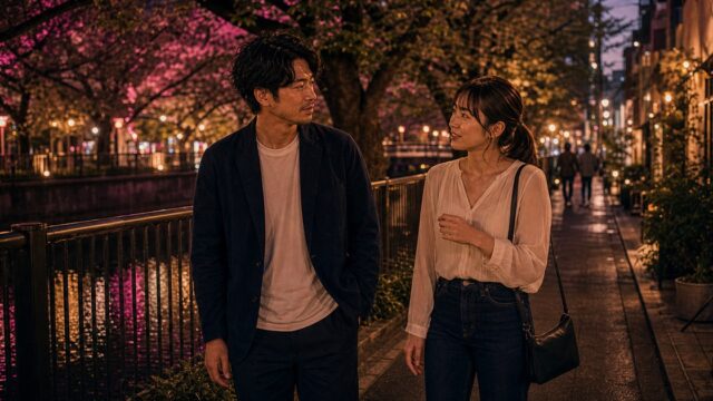 【中目黒ストナン】目黒川沿いで27歳PR会社のリサを声かけ→代官山ワインバーでお持ち帰りのアイキャッチ画像