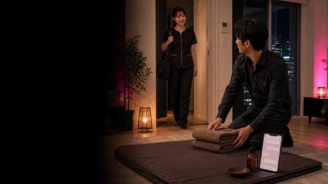 【出張メンエス体験】自宅に呼べる出張メンズエステで27歳セラピスト・ミウを指名した話のアイキャッチ画像