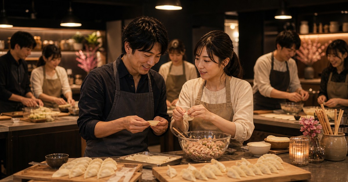 料理教室合コンで27歳の料理上手と一緒に作って→お持ち帰り