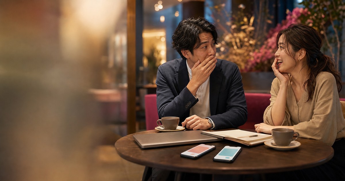 マッチした相手が取引先の担当者だった話。笑