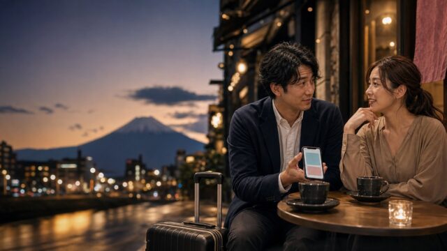 【ワクワクメール体験談】地方出張で出会い系→32歳の地元女性ユウコと静岡の夜のアイキャッチ画像