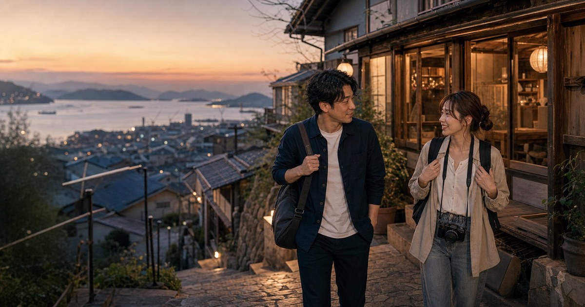 尾道のゲストハウスで一人旅の26歳と道連れになった話