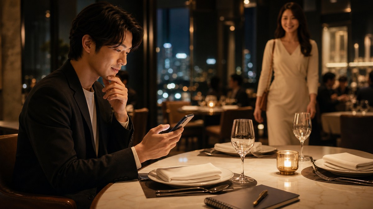 Dineで会った理由は「メッセが少ない」だったの要点を表す画像