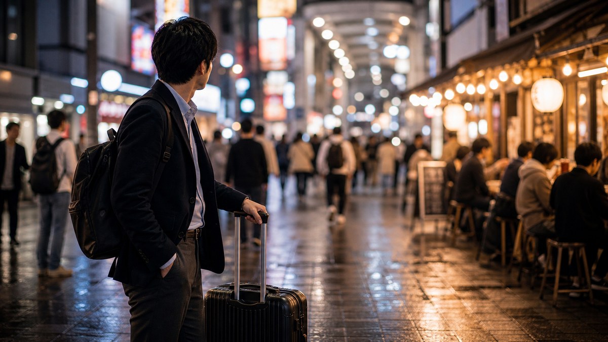 出張ついでの大阪遠征。なんでミナミ（難波・心斎橋）なのかの要点を表す画像