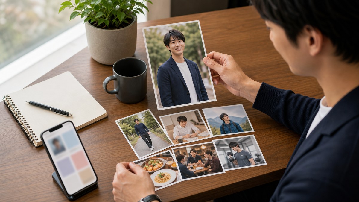 メイン写真とサブ写真は、役割がまったく違うの要点を表す画像