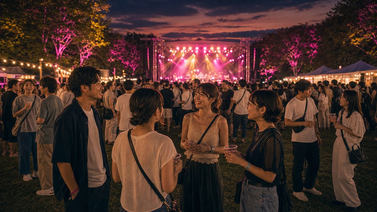 フェスは「出会いの場」として、実はかなり優秀の要点を表す画像