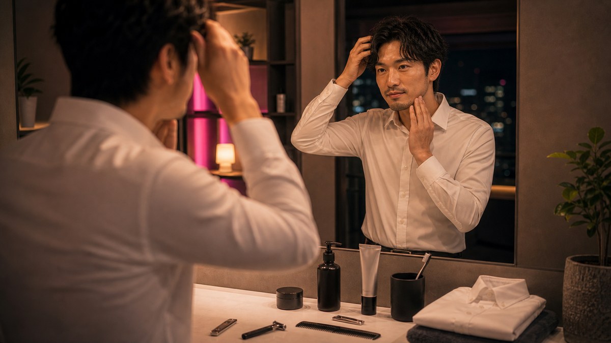 清潔感って「イケメンになる」じゃなく「減点を消す」だけの話の要点を表す画像