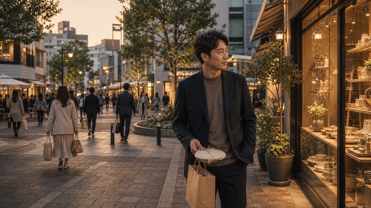 自由が丘で「男一人が浮かない」言い訳を先に用意するの要点を表す画像