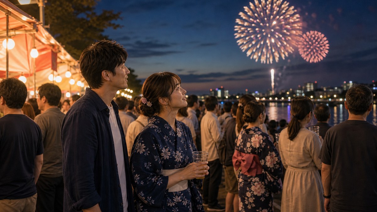 花火大会は、テンションの「上がり方」が他と違うの要点を表す画像