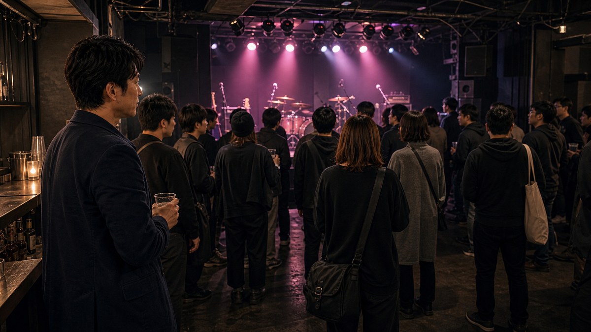 ライブハウスは母数が少ない。でも"趣味が同じ"の濃度がえぐいの要点を表す画像