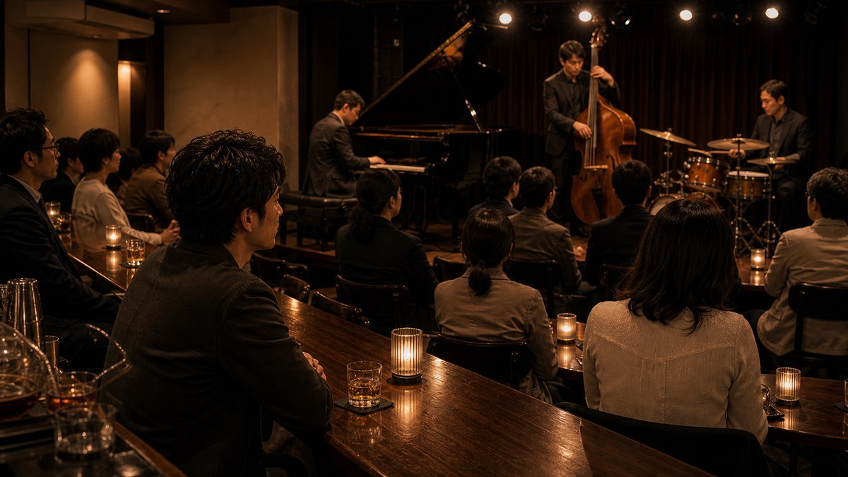 ジャズバーは「静かなバー」とも「ライブハウス」とも違う箱の要点を表す画像
