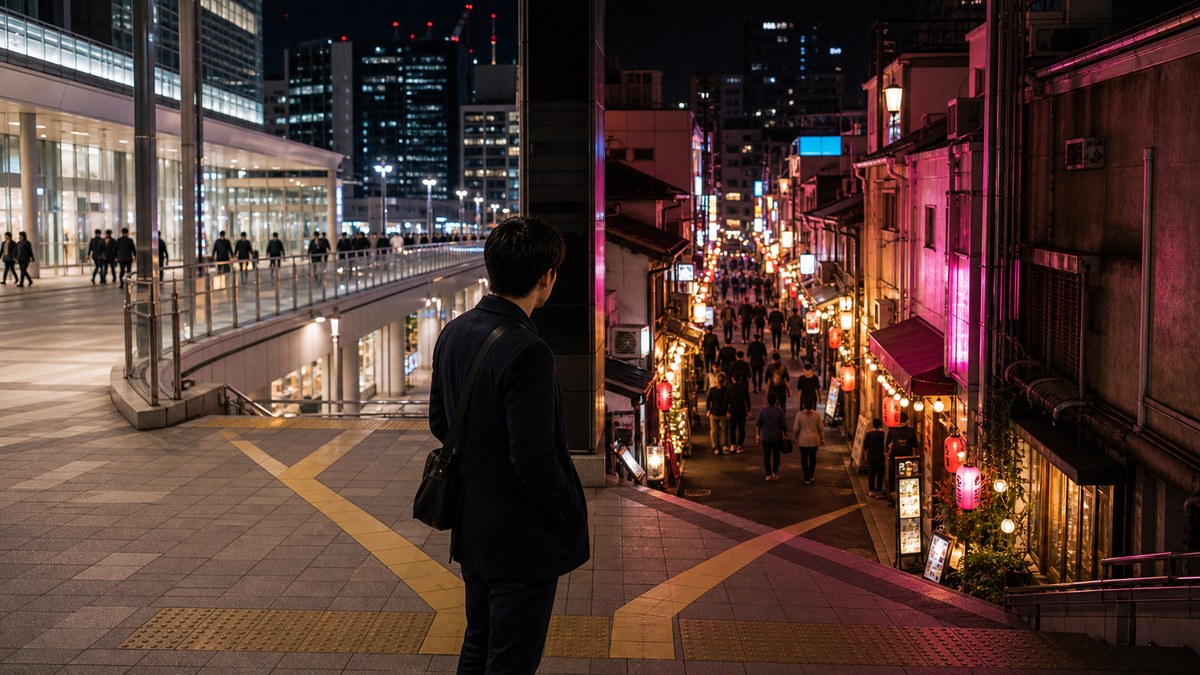 大宮は東口と西口で顔が違う街。今日は東口の南銀一本の要点を表す画像