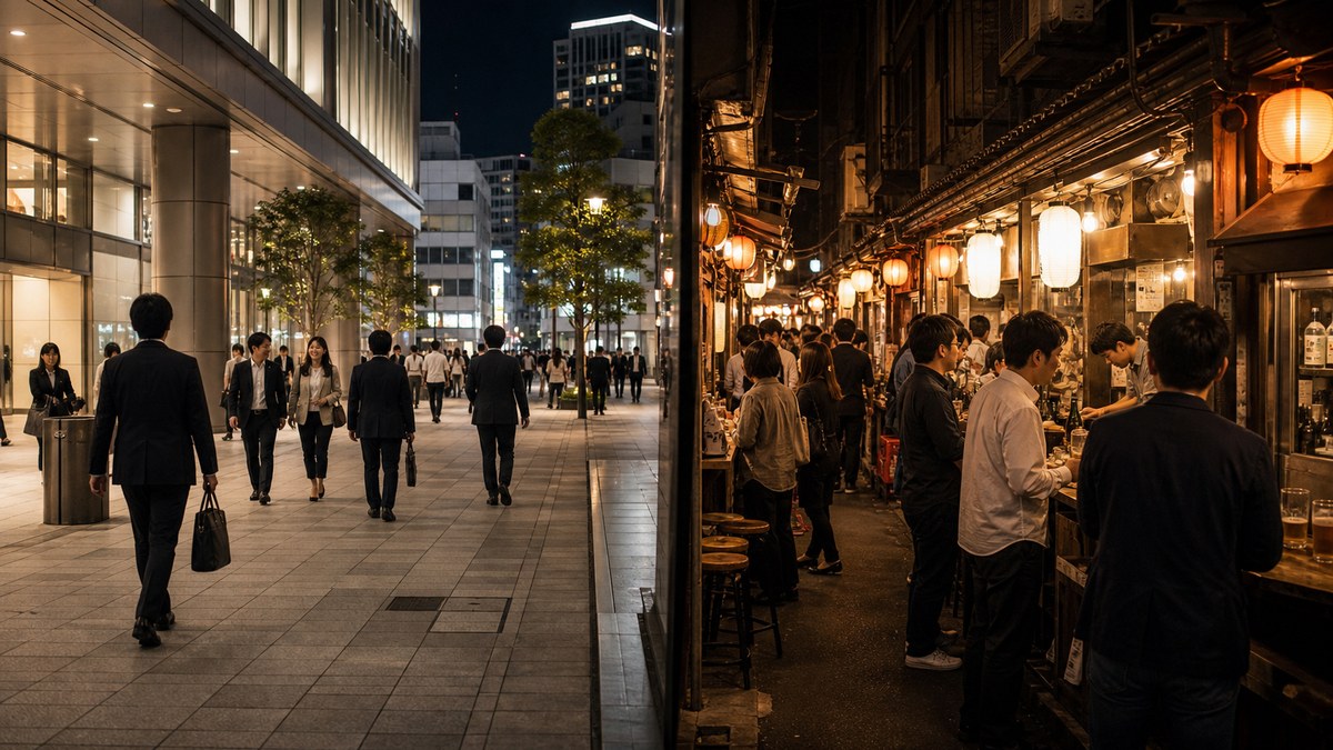 恵比寿は「上品なほう」と「ガヤガヤなほう」が同居してる街の要点を表す画像