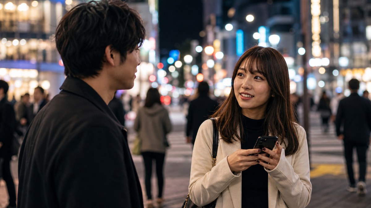 渋谷で声かけた"ノリのいい子"、リカの要点を表す画像
