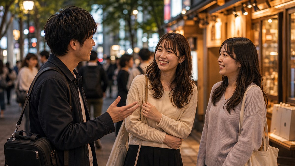 天神でアヤカに声をかけたの要点を表す画像