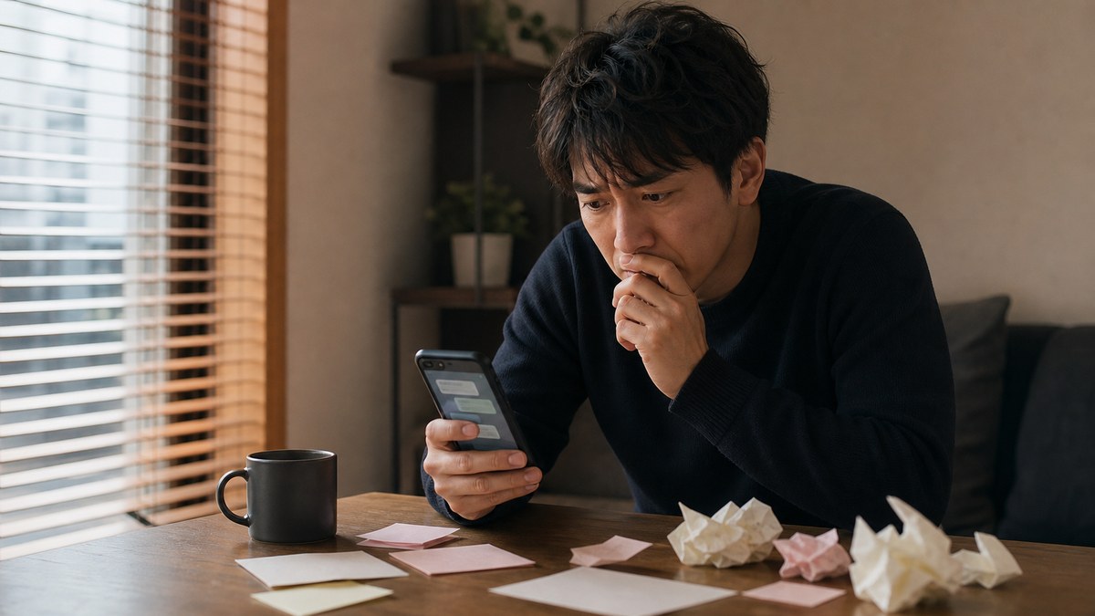翌日からの猛アタック。自分でも引くペースで連絡したの要点を表す画像