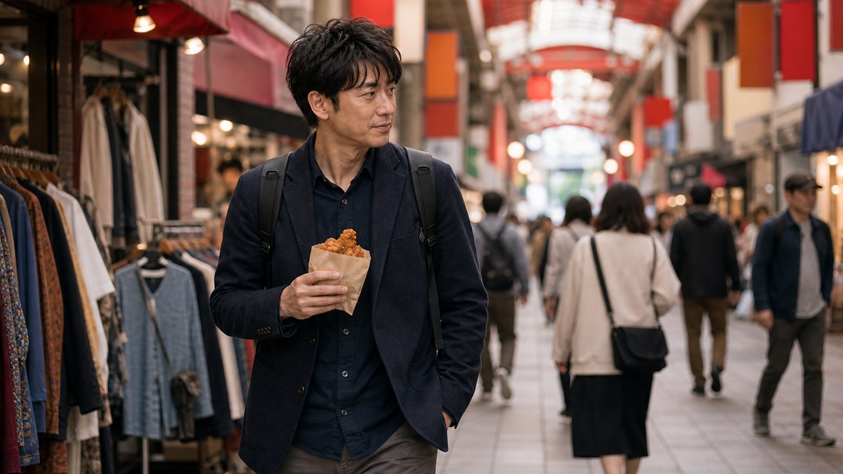 大須を一人で食べ歩き。街のテンションを掴むの要点を表す画像