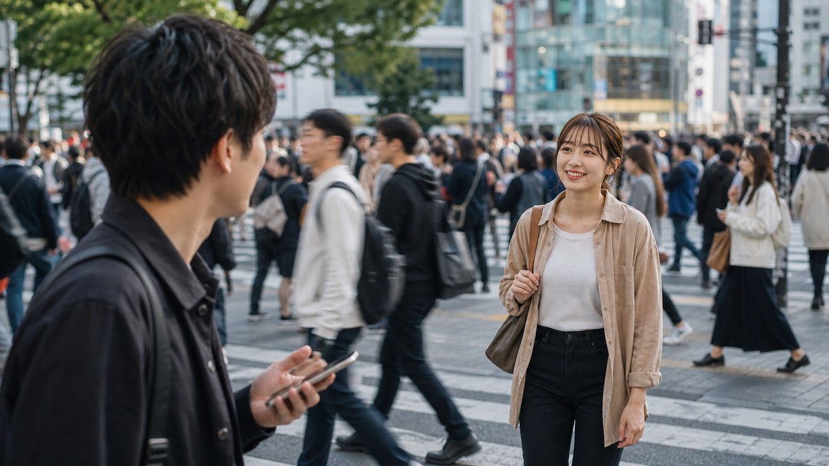 待ち合わせは渋谷。実物どうなん…？の要点を表す画像