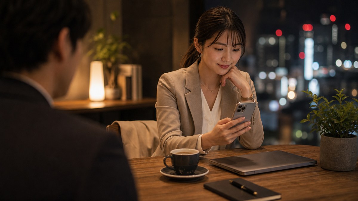 メッセは短く速い。外資系OLは"間延び"を嫌うの要点を表す画像