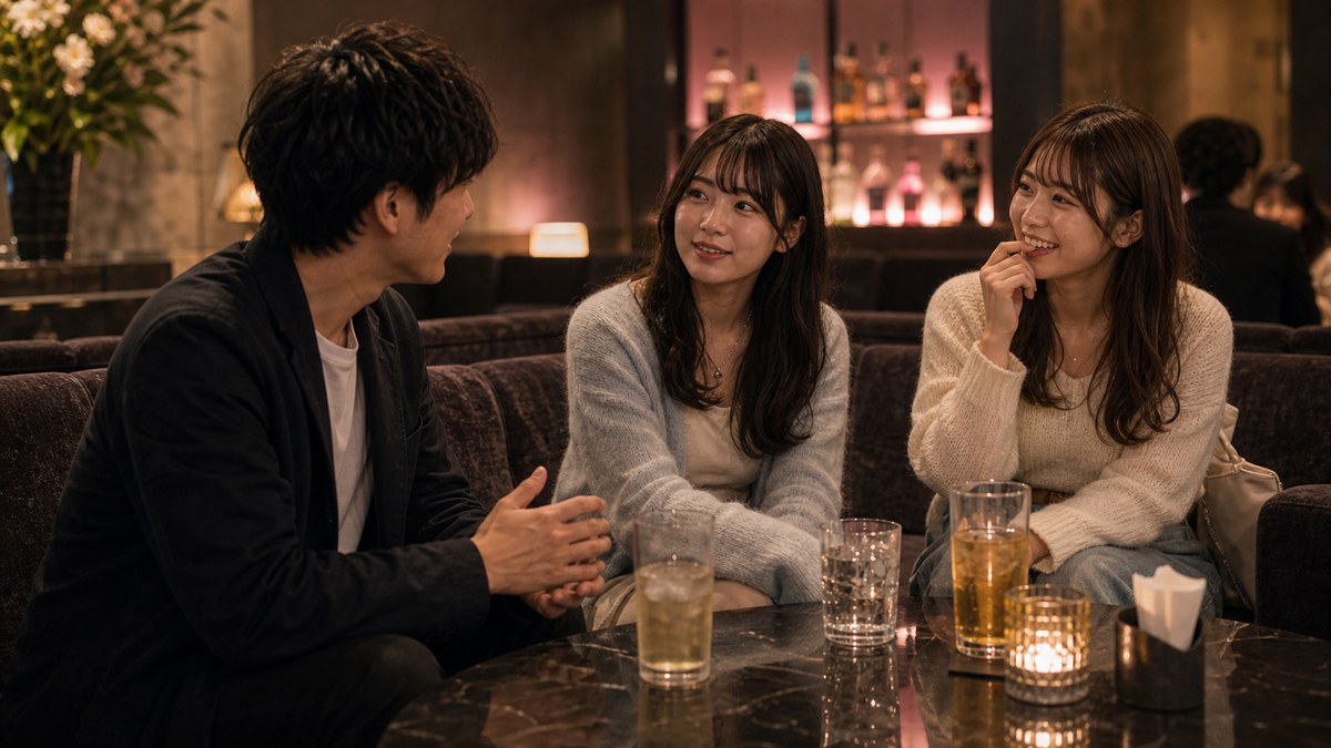 隣に来たのは女子大生のユイとミオの要点を表す画像