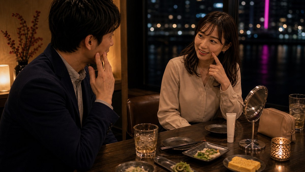 「右頬のそれ、乾燥じゃなくて枕だと思います」の要点を表す画像