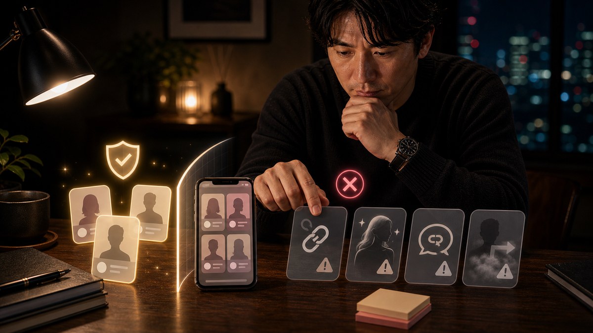 業者・サクラの見分け方。これだけは覚えとけの要点を表す画像