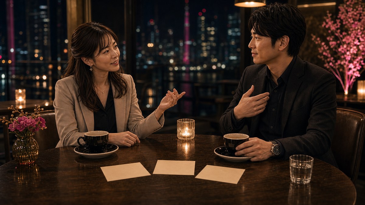 話の広げ方。共感→深掘り→ちょっと自分も開けるの要点を表す画像