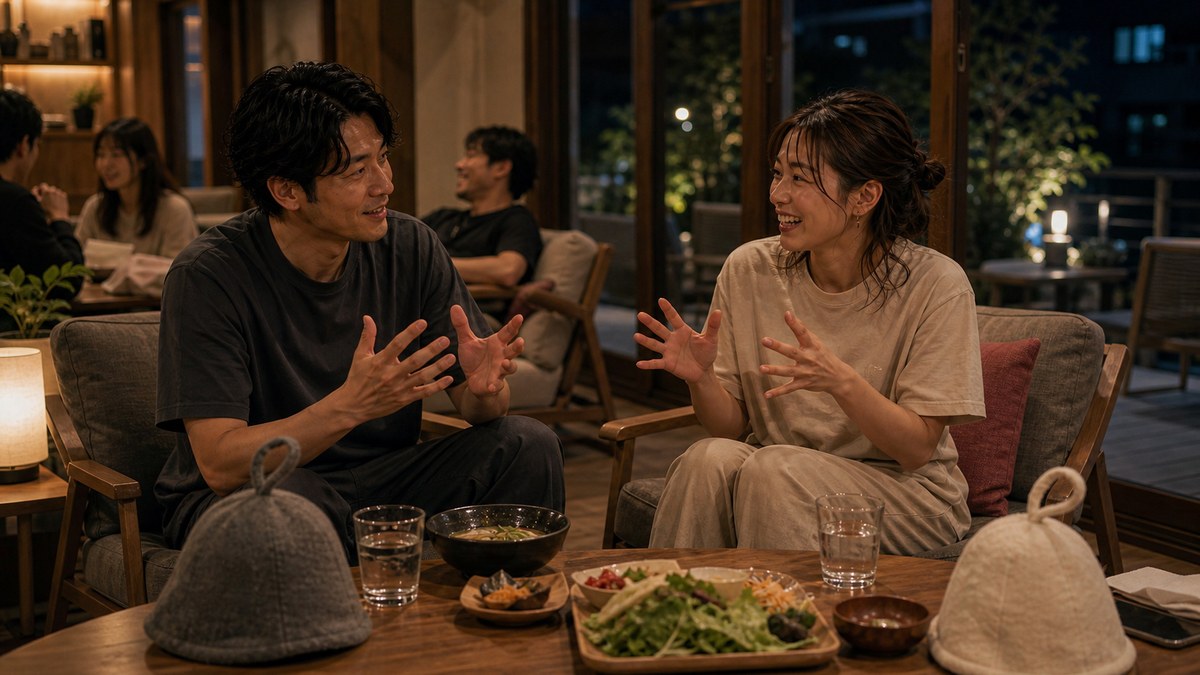 「ととのう」の語りで、温度が一気に合ったの要点を表す画像