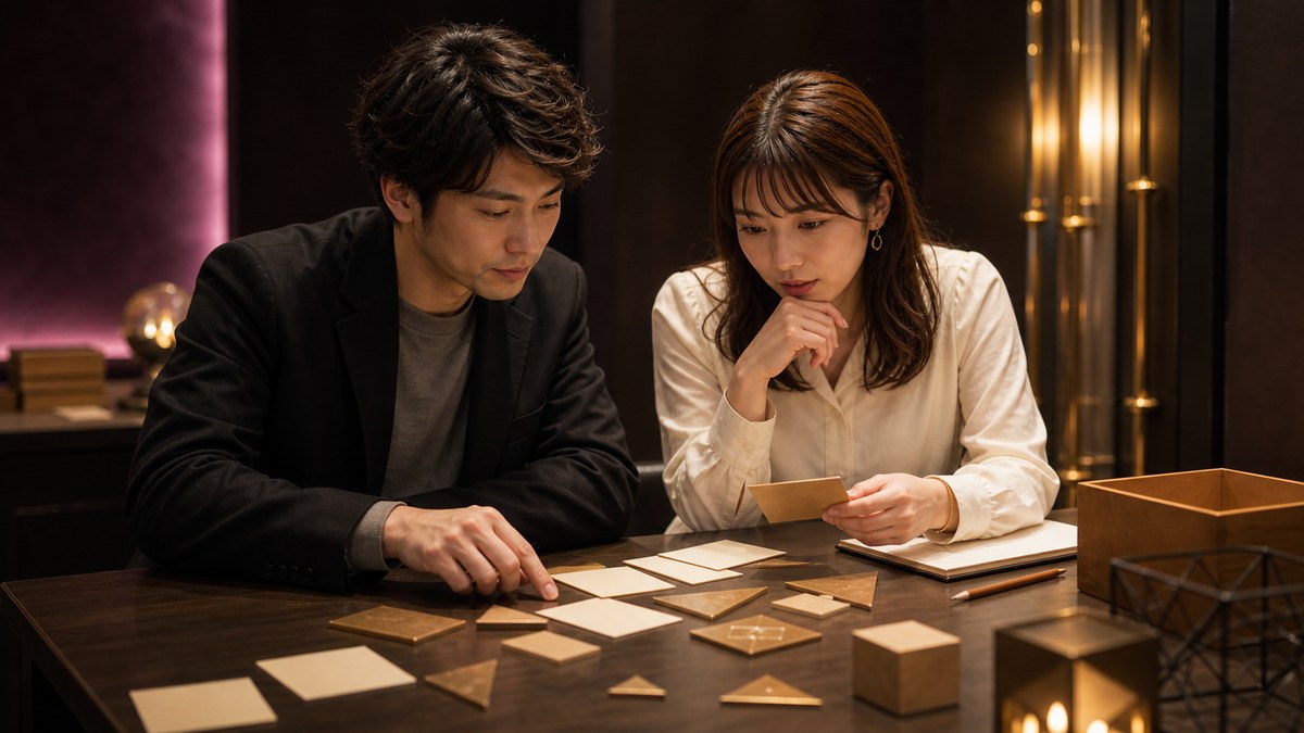 ハルナと一緒に暗号を睨む。詰まってる時間が一番喋るの要点を表す画像