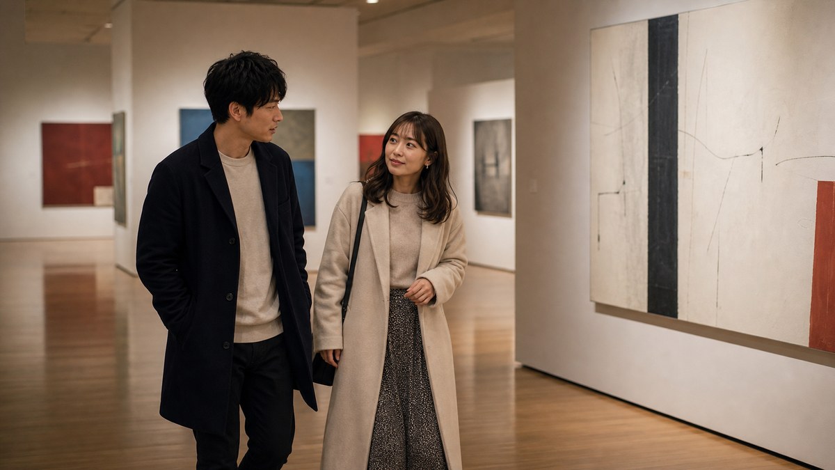 美術館をだらだら歩く時間が、いちばん良かったの要点を表す画像