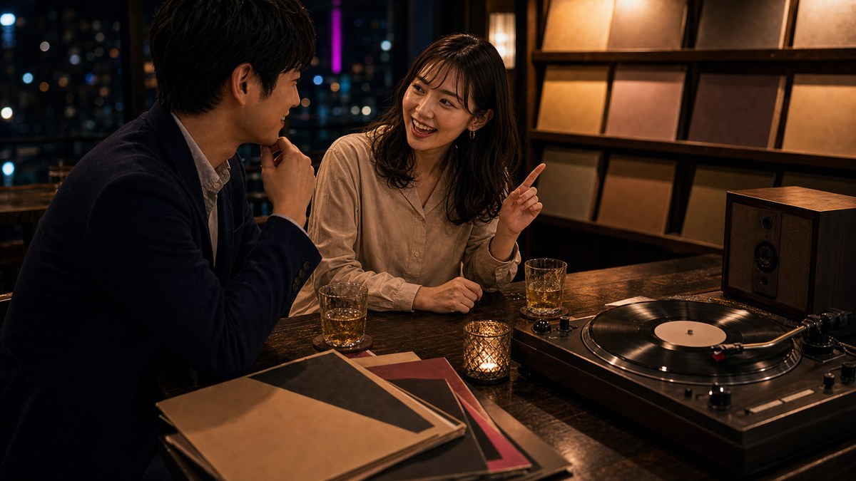 二軒目のレコードバーで、完全に"ライブ帰り"になったの要点を表す画像