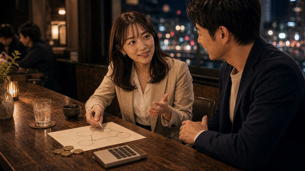 お金と数字の話になった瞬間、鎧が外れて素が出たの要点を表す画像