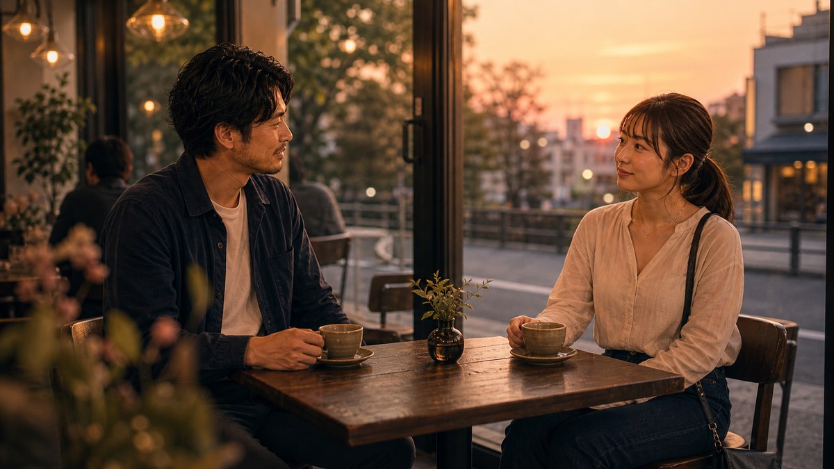 昼から夜へ。切らさずに繋ぐカフェの一杯の要点を表す画像