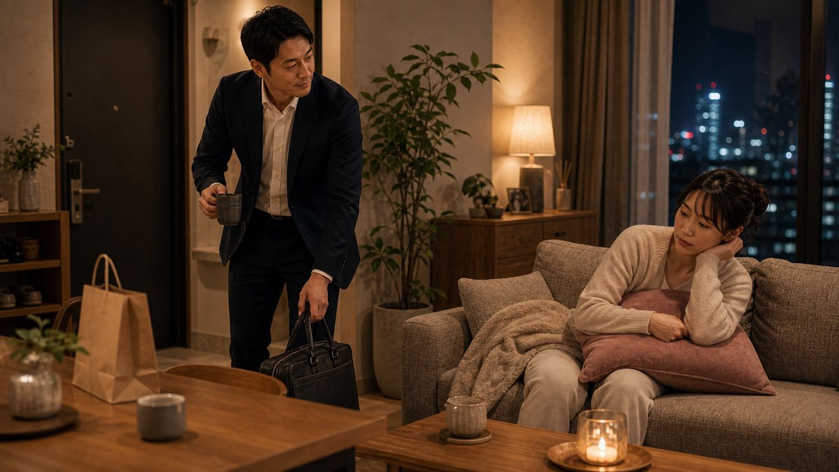 サプライズより、毎日の"機嫌"。家での顔がいい奴が結局勝つの要点を表す画像
