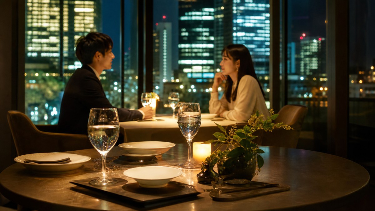 2回目の丸の内デートで、自然にいい雰囲気の要点を表す画像