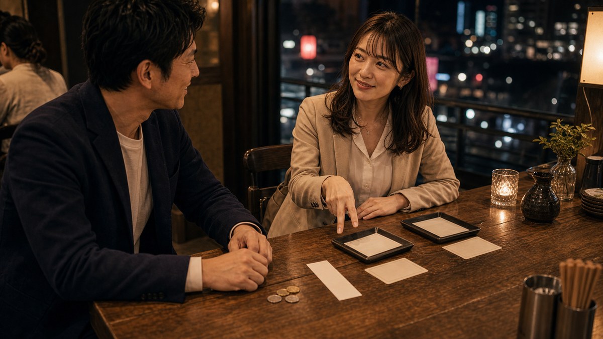 会計を秒で暗算する子。割り勘の流儀に、乗るのが正解だったの要点を表す画像