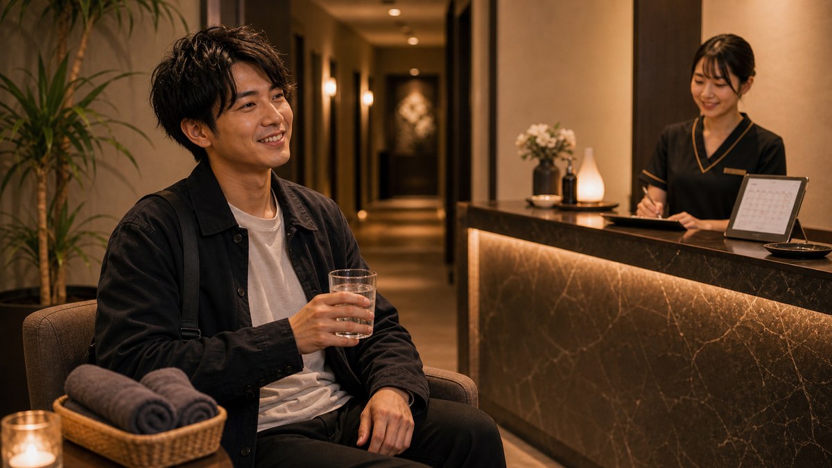 施術後。すっかりリピート目線になっている俺の要点を表す画像