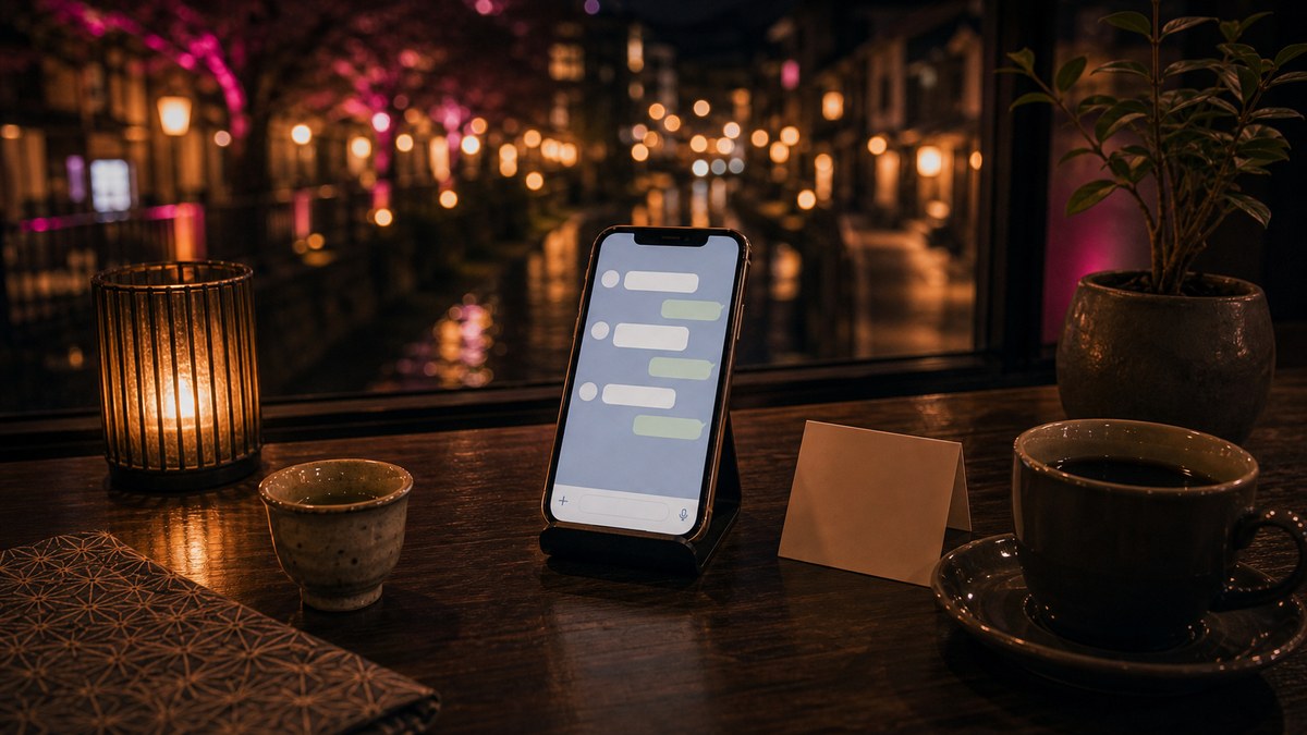 その後。京都の子と、また会うためのLINEの要点を表す画像