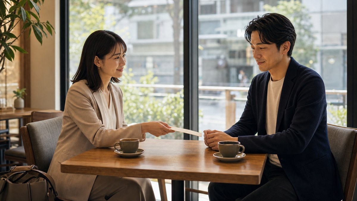 後日。シラフのアカネから、丁寧すぎるLINEが来たの要点を表す画像