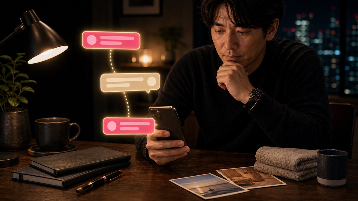 返ってきたら勝ち、じゃない。二通目への繋ぎまでが一通目の要点を表す画像