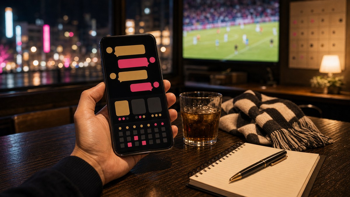 その後。箱は試合日次第。安定して会うならアプリも並行の要点を表す画像