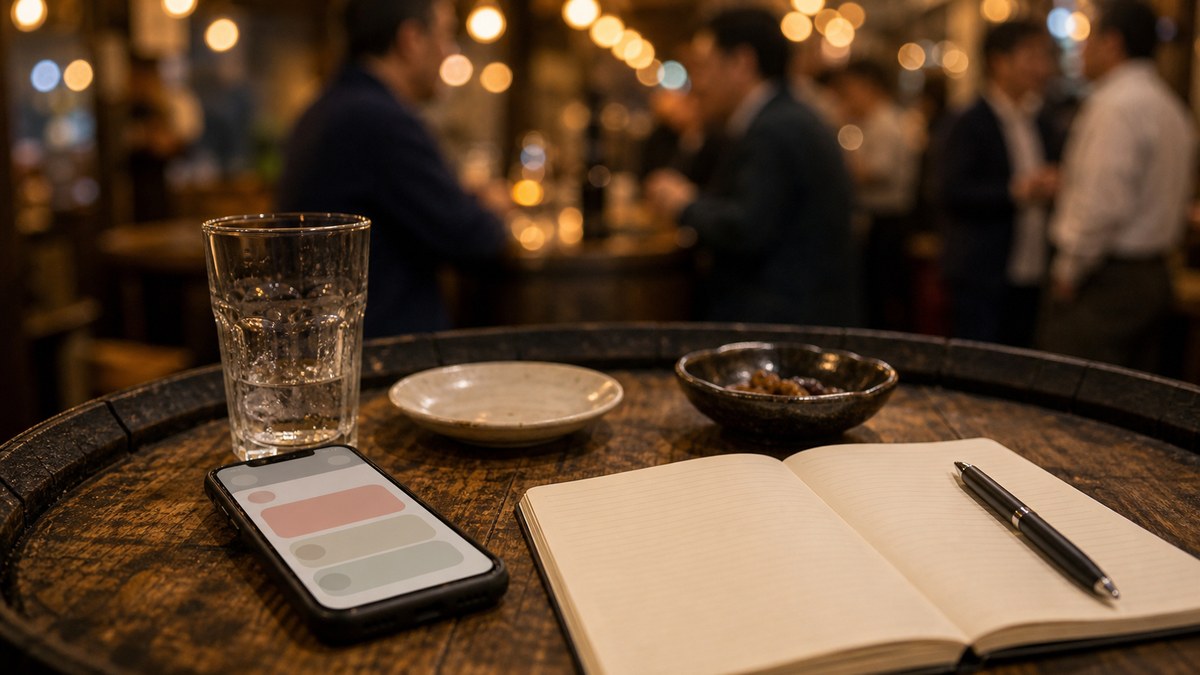 その後。立ち飲みは"当たればデカい"。会う数はアプリで埋めるの要点を表す画像